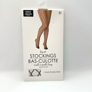Suit Yourself Costume Co. Black Big Net Fishnet Stockings – Adult One Size Fits